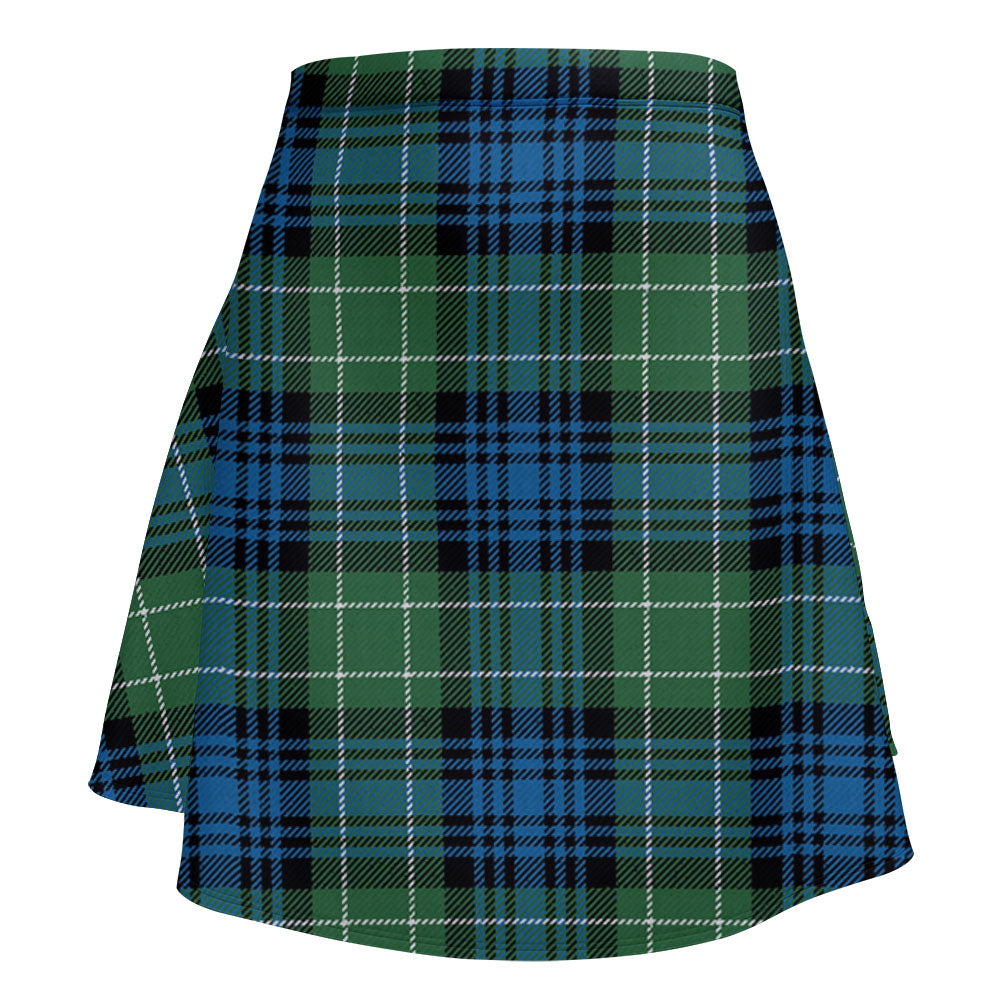 Crosbie Tartan Flared Skirt