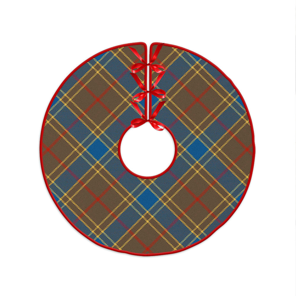 Balfour Blue Tartan Christmas Tree Skirt