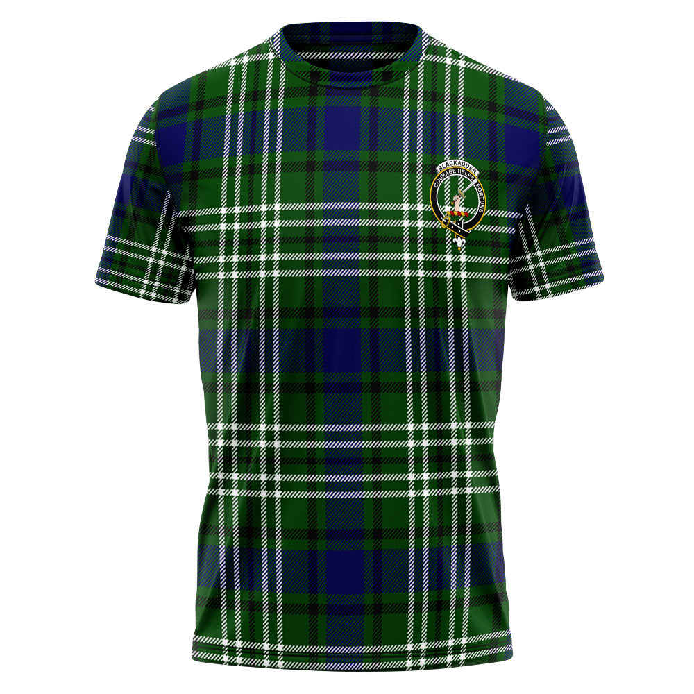 Blackadder Tartan Polo Shirt Half of Me - Cross Style