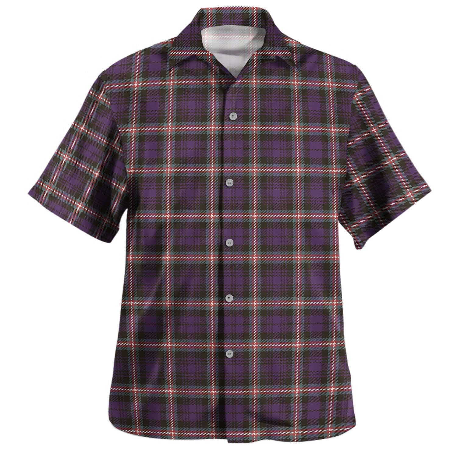 Brisbane Modern Tartan Hawaiian Shirt main image 0
