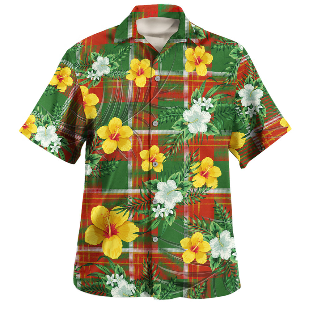 Southwick Tartan Vintage Leaves Hawaiian Shirt main image 1