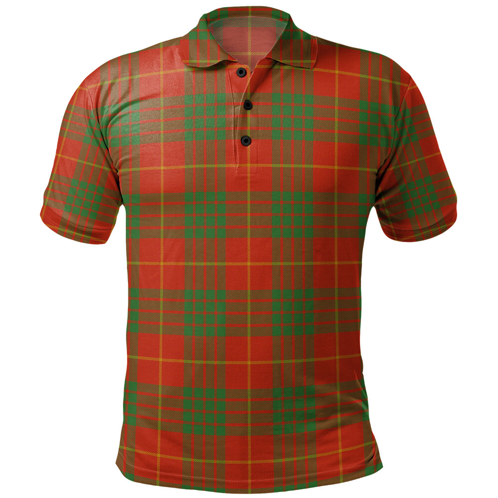 Morrison Red Ancient Tartan Polo Shirt - Royal Coat Of Arms Style main image 1