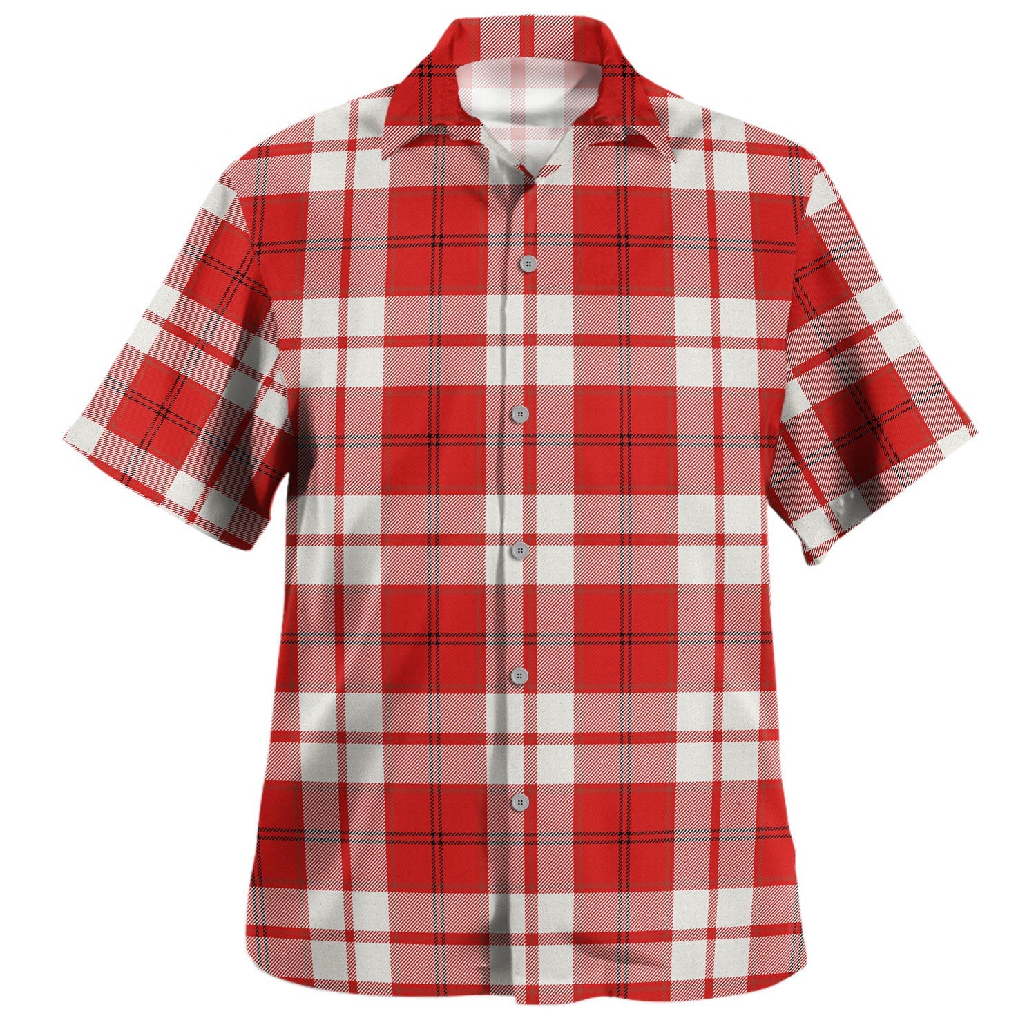 Burnett Modern Tartan Hawaiian Shirt main image 0