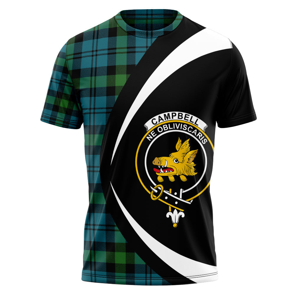 Lyon Tartan Crest 2D T-shirt - Alba Skull Style