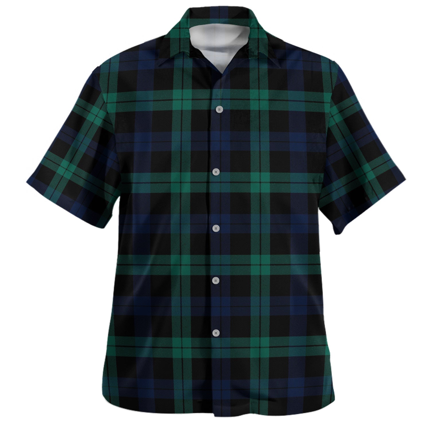Campbell Ancient 02 Tartan Vintage Leaves Hawaiian Shirt main image 0