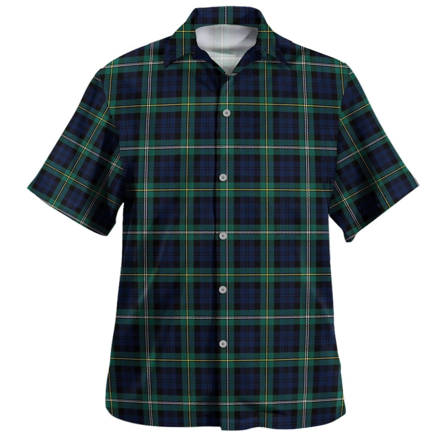 Campbell of Cawdor Tartan Hawaiian Shirt main image 1