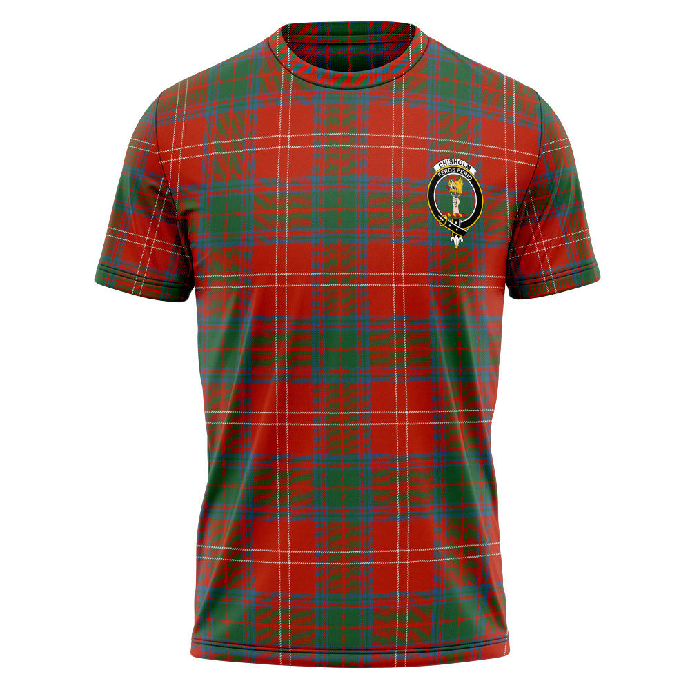Chisholm Ancient Tartan Crest Zipper Hoodie - Circle Style
