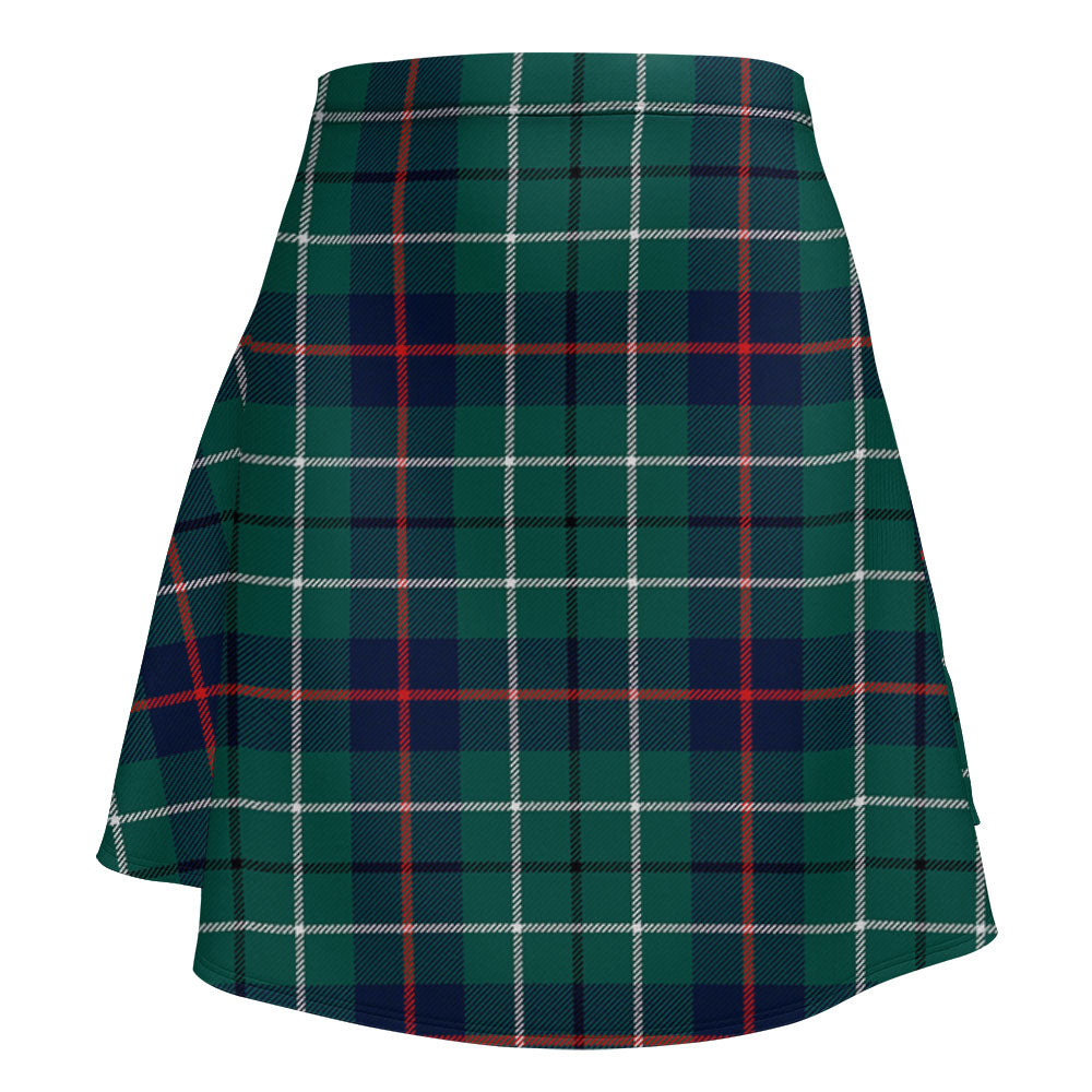 Duncan Modern Tartan Women's Lapel Shirt Dress With Long Sleeve