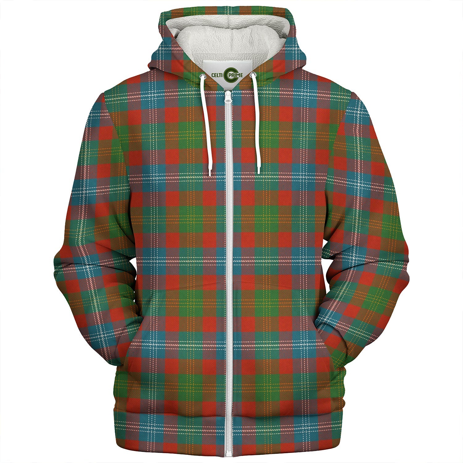Grant Ancient Tartan Crest Sherpa Hoodie