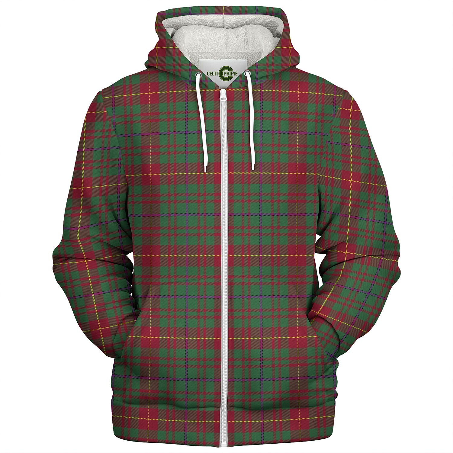 Fletcher Modern Tartan Crest Sherpa Hoodie