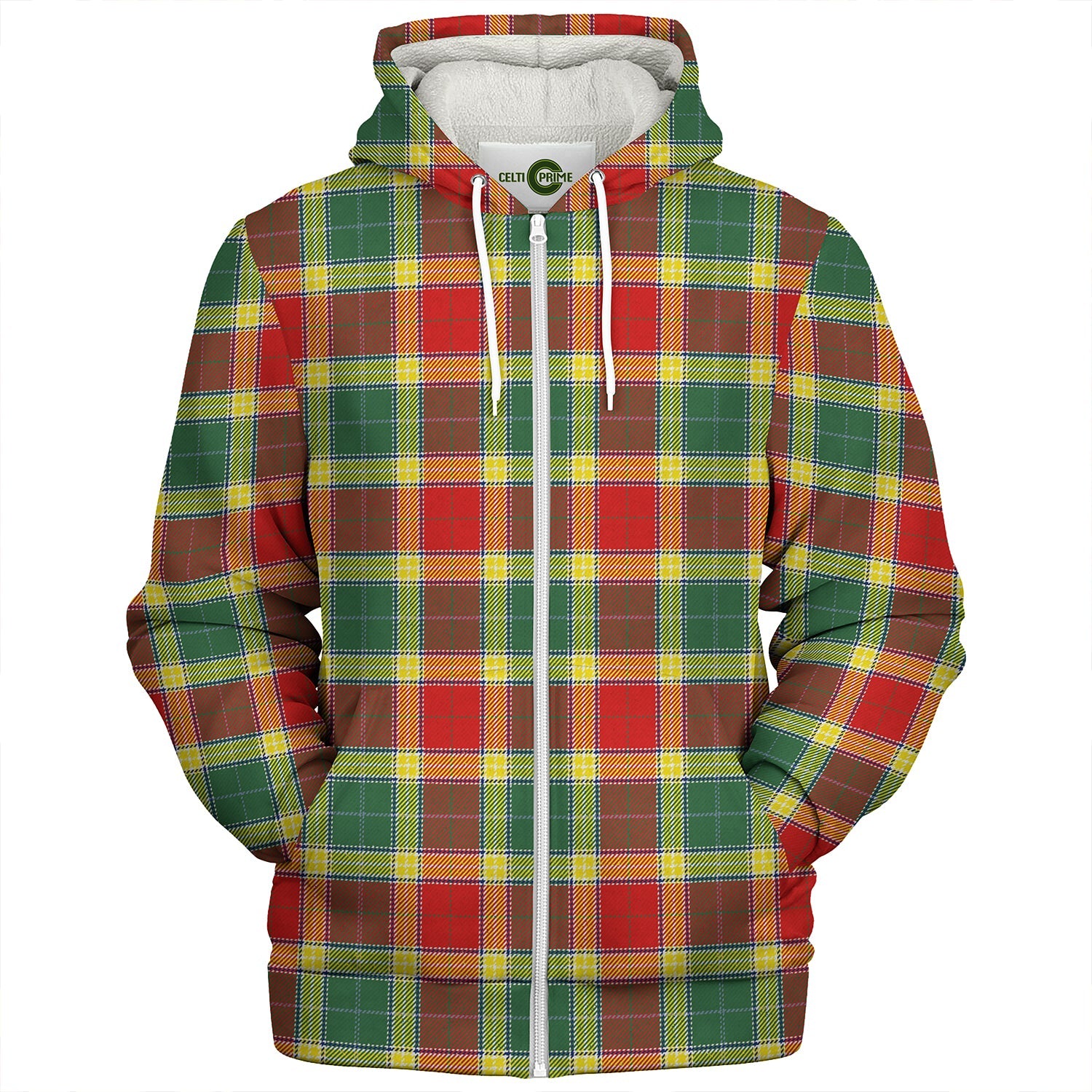 Gibbs Tartan Crest Sherpa Hoodie
