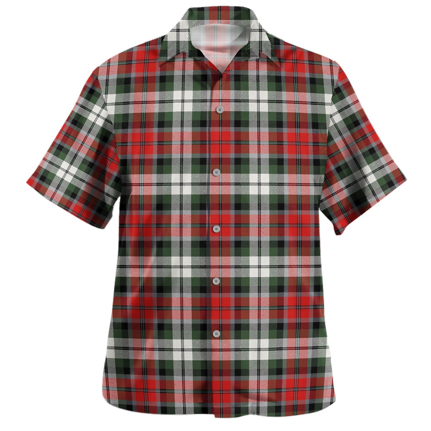 Thomson Dress Blue Tartan Hawaiian Shirt main image 1