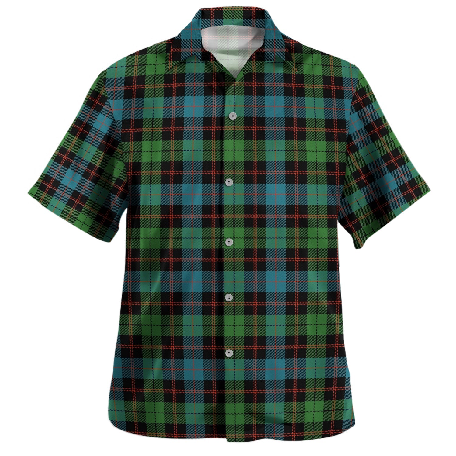 Cunningham 02 Tartan Hawaiian Shirt main image 1