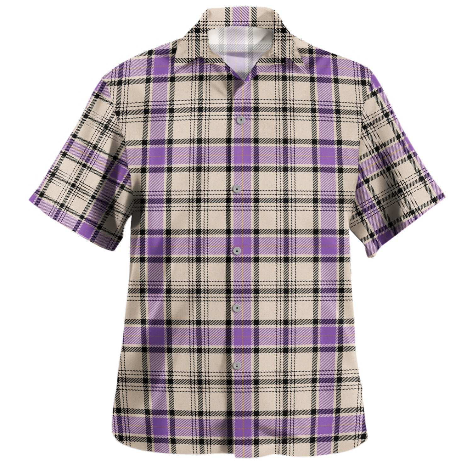 Hay Hunting Tartan Hawaiian Shirt