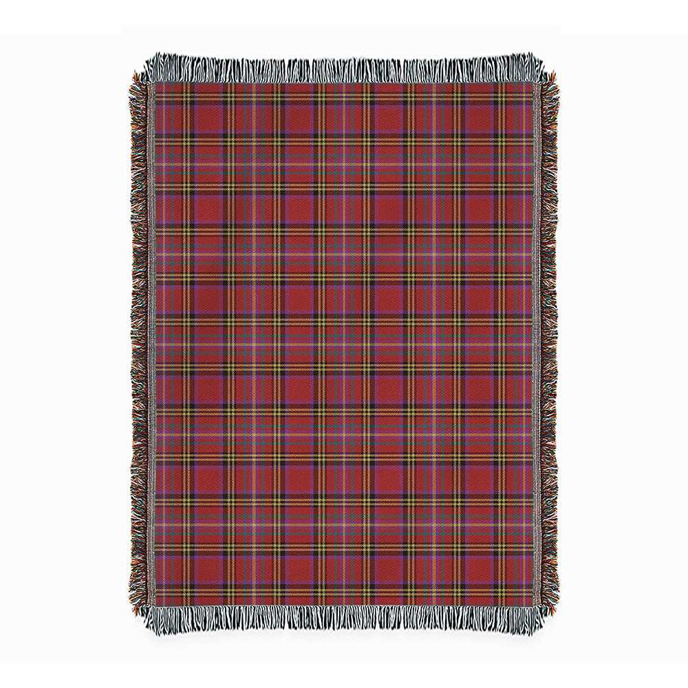 Hepburn Tartan Crest Premium Blanket - Celtic Stag style
