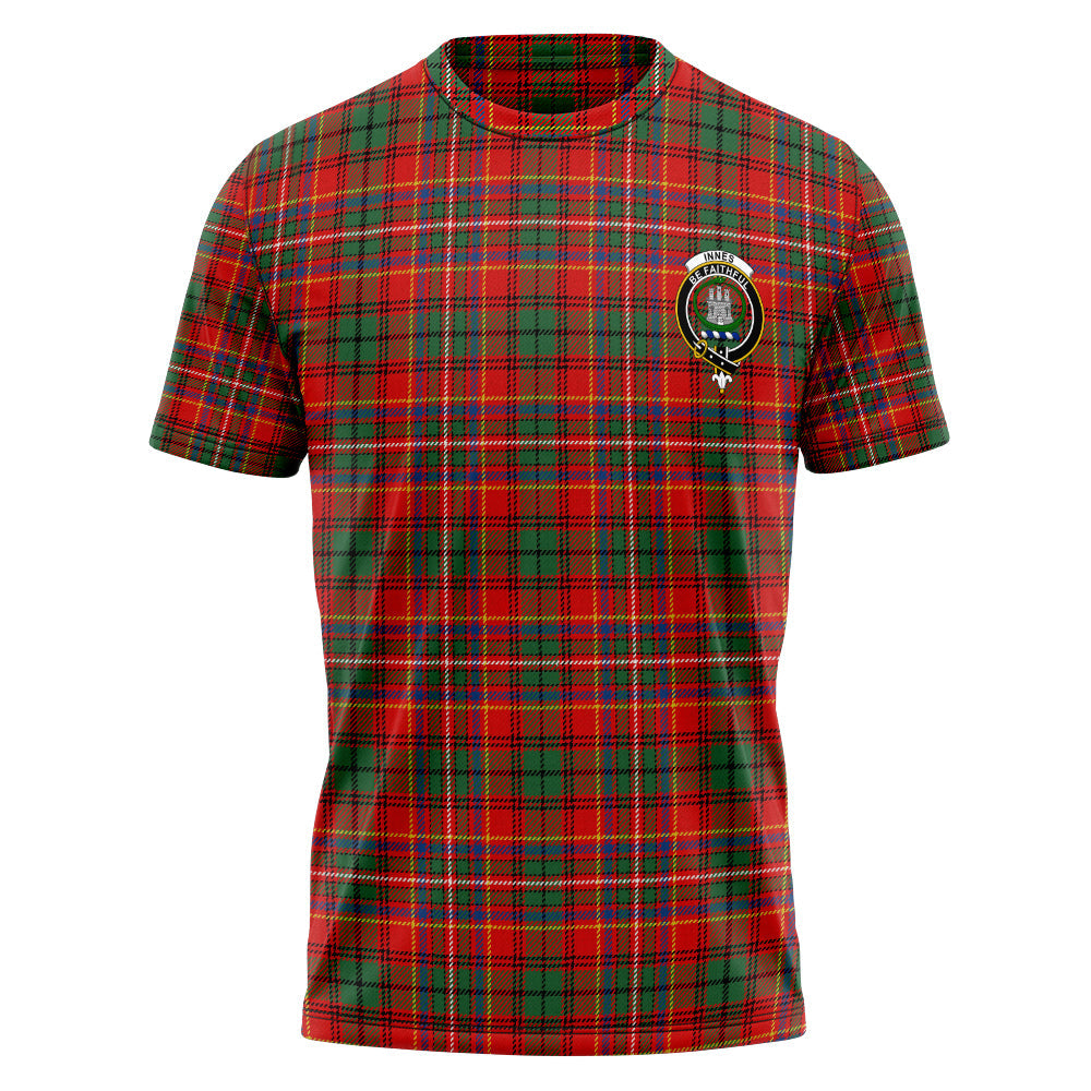 Innes Ancient Tartan Polo Shirt - Royal Coat Of Arms Style
