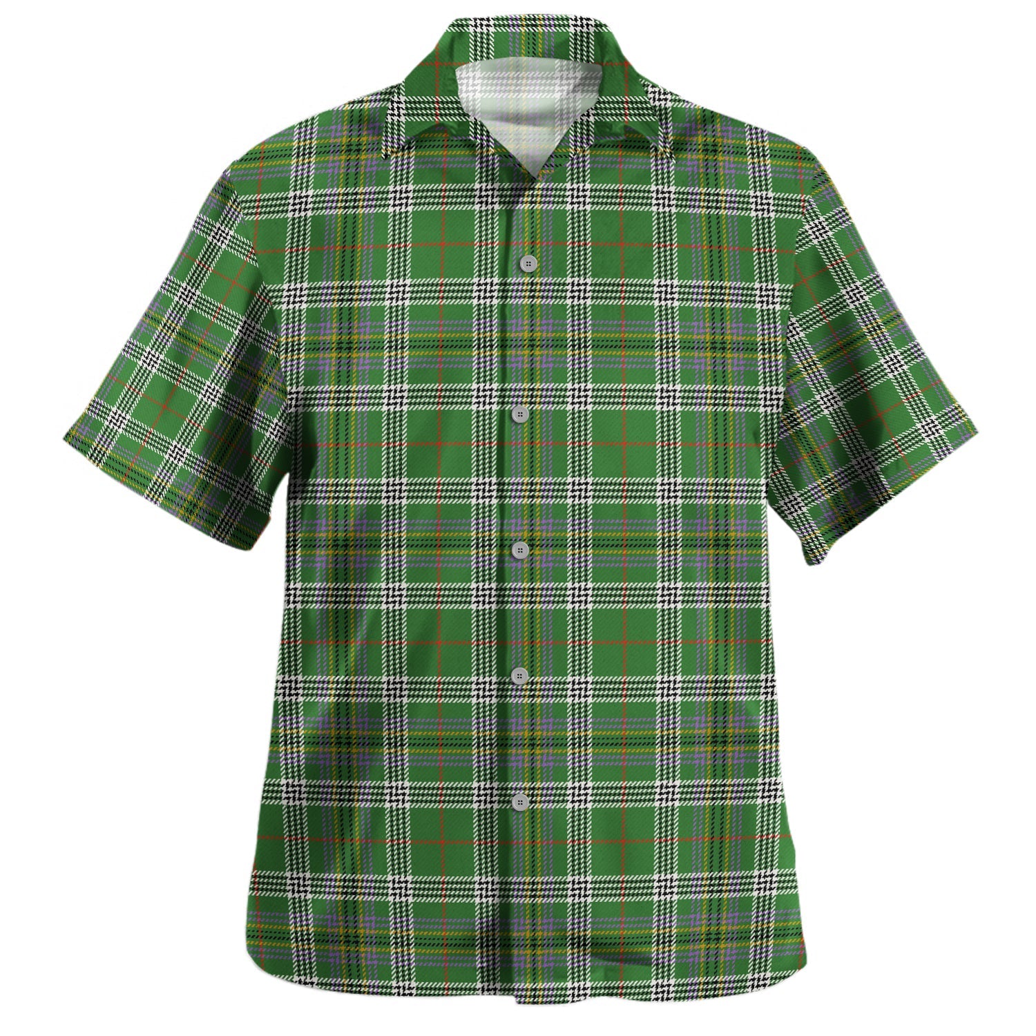 Kennedy Weathered Tartan Hawaiian Shirt main image 0