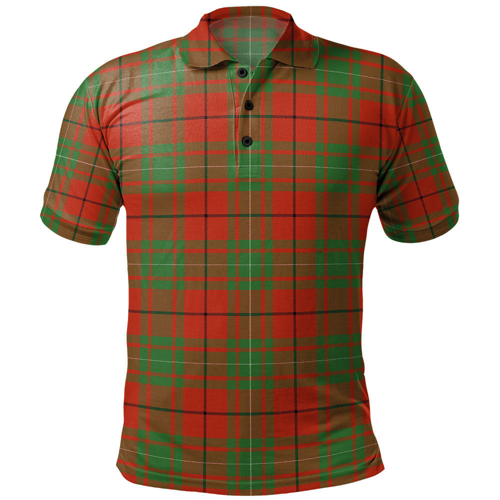 MacAulay of Lewis Tartan Polo Shirt - Lion Rampant And Celtic Thistle Style
