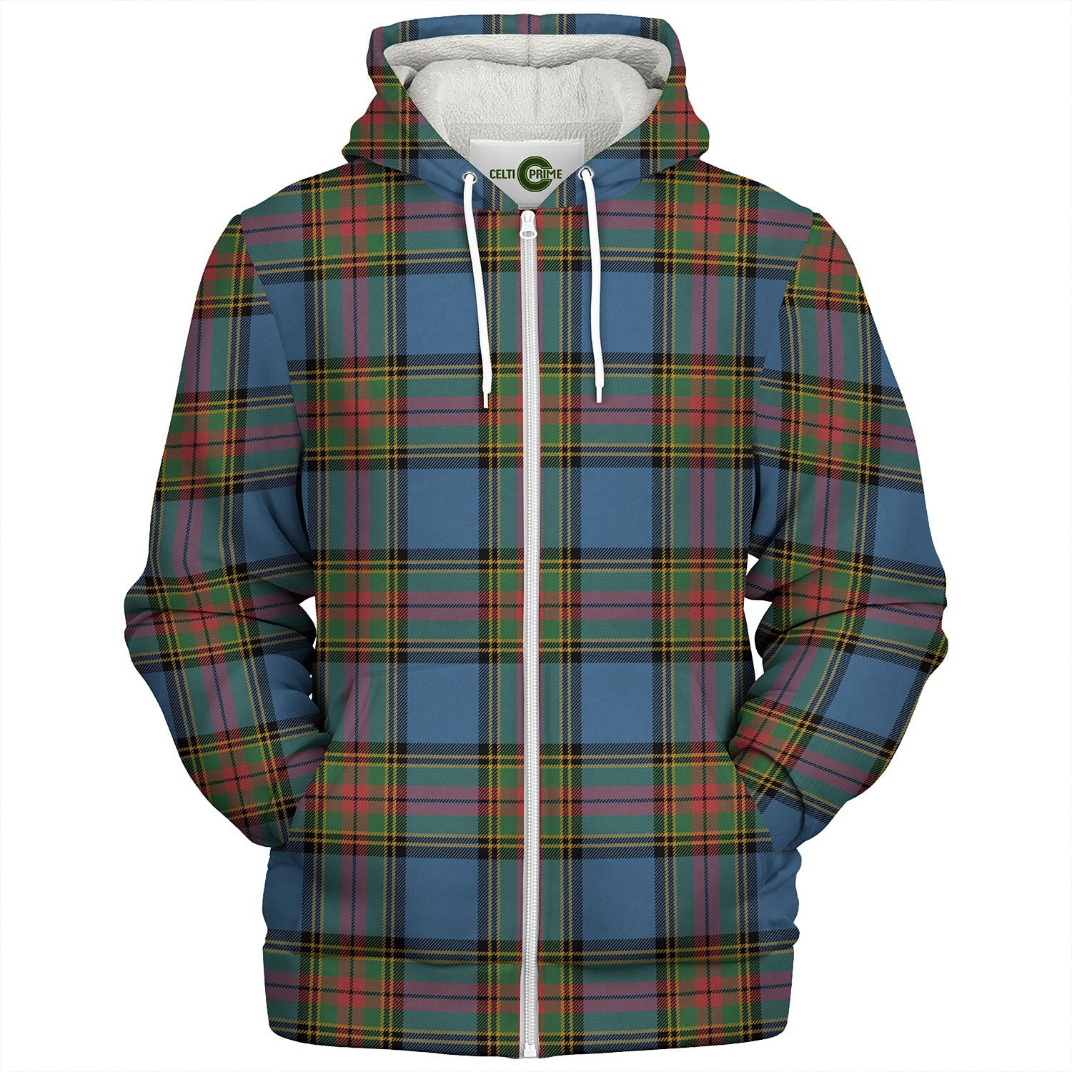 MacPherson Ancient Tartan Crest Sherpa Hoodie