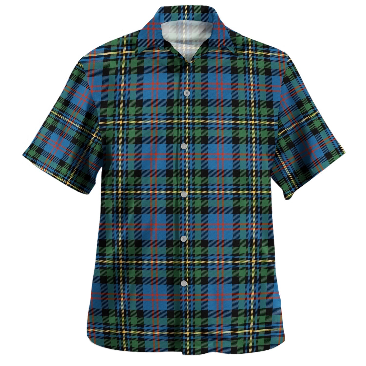 MacMaster Tartan Vintage Leaves Hawaiian Shirt