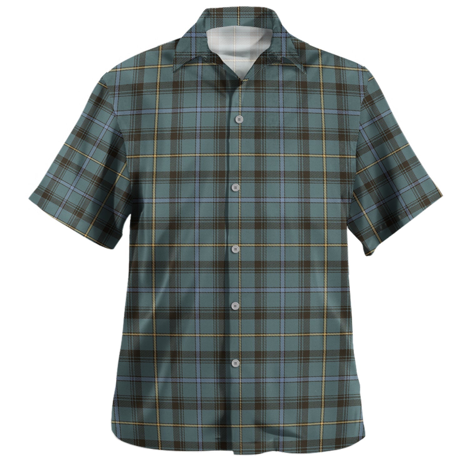 MacKendrick Tartan Vintage Leaves Hawaiian Shirt main image 1