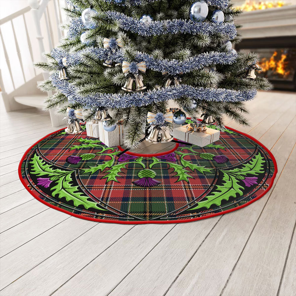 Cameron of Lochiel Ancient Tartan Christmas Tree Skirt