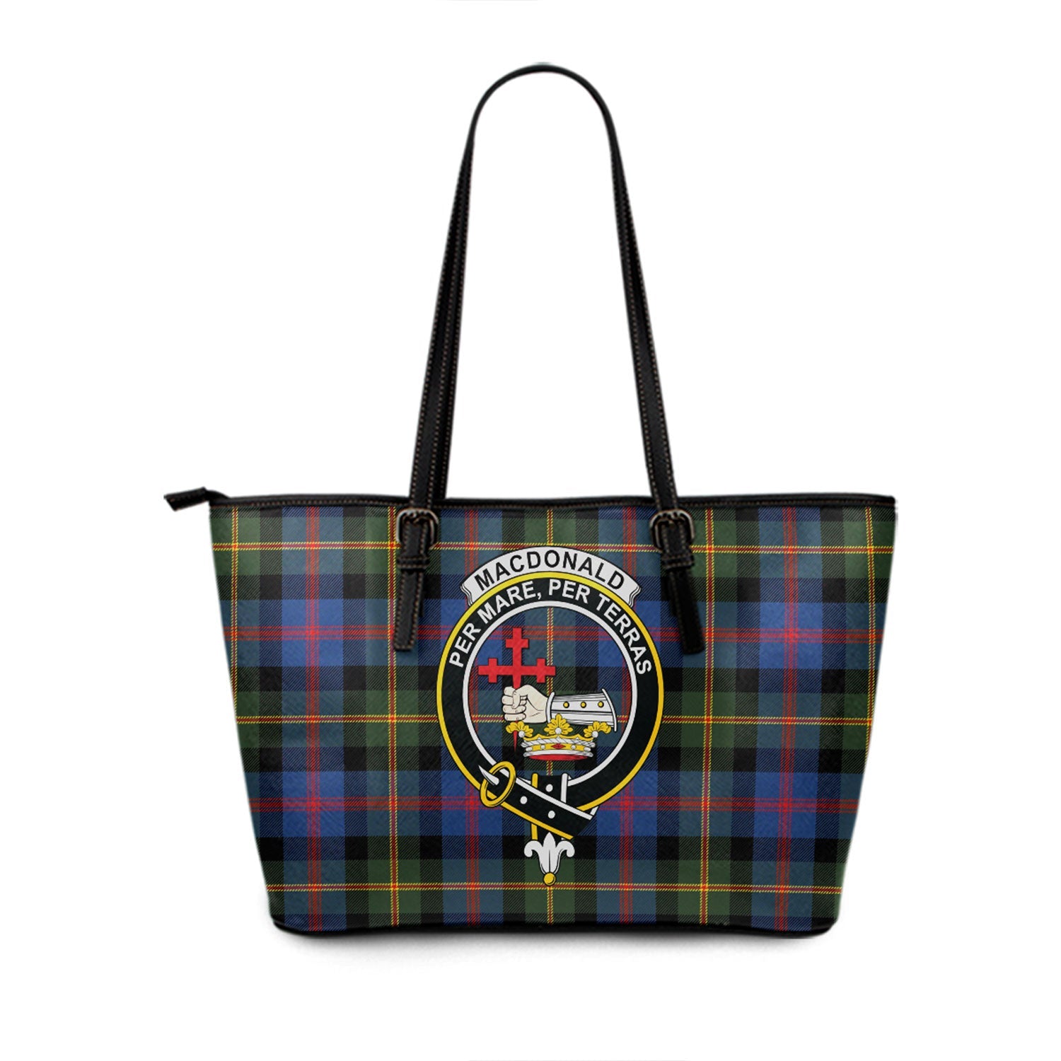 McDonald Modern Tartan Crest Satchel Bag