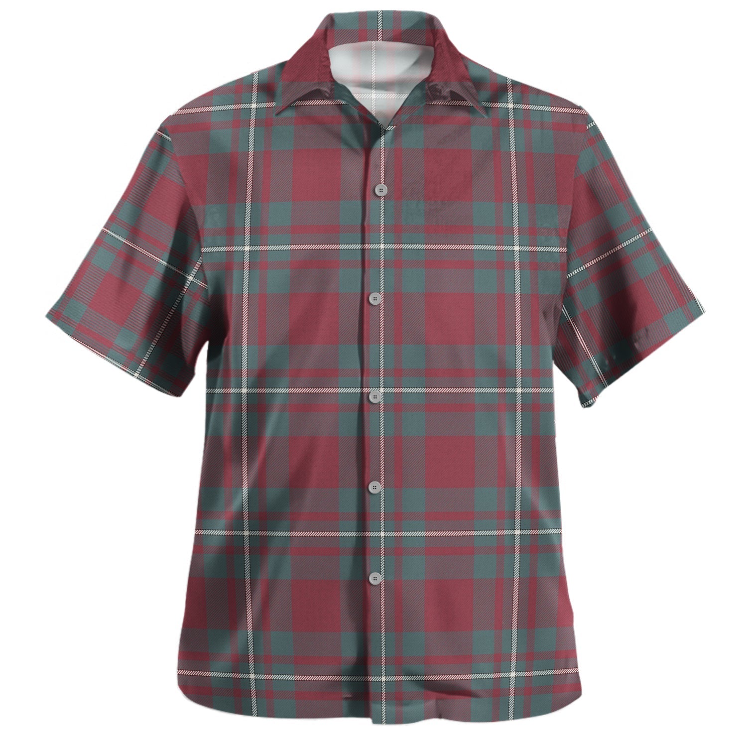 MacAlister of Glenbarr Hunting Tartan Hawaiian Shirt main image 1