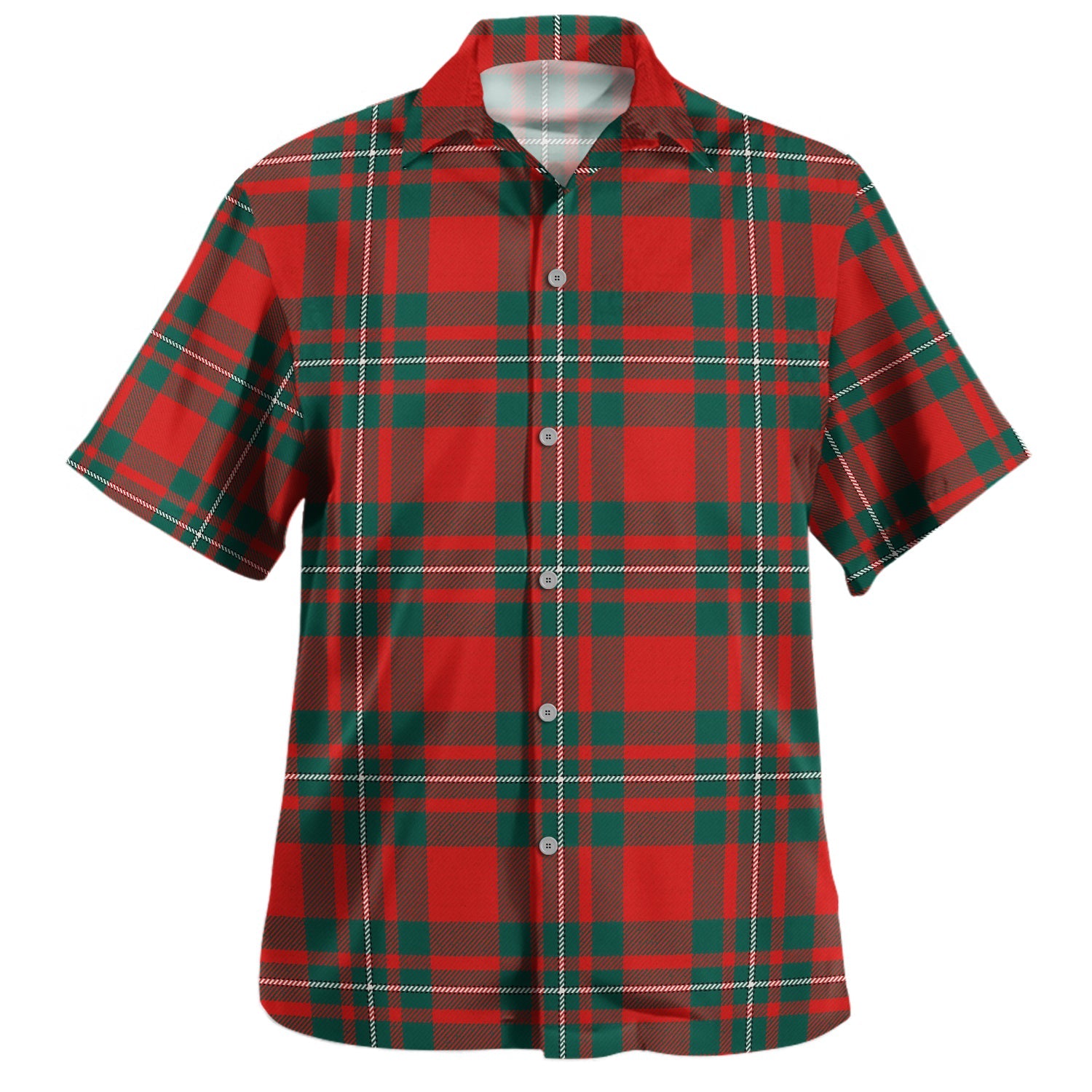 MacKay Bonner Tartan Hawaiian Shirt main image 1