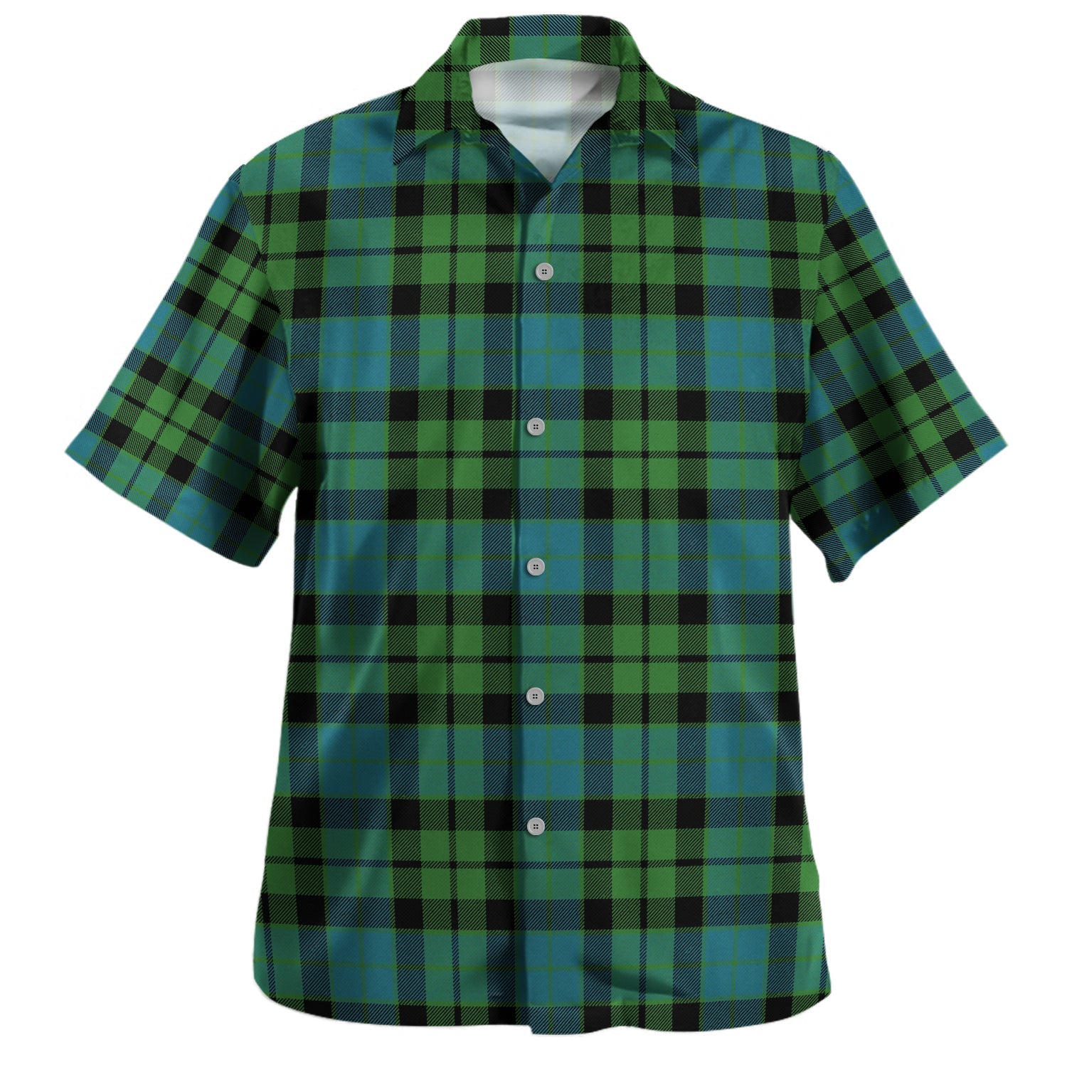 Scottish Tartan Aberdeen District Clan Hawaiian Shirt Plaid Style main image 1