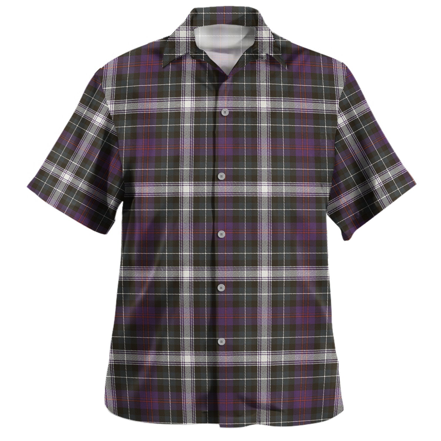 MacColl 02 Tartan Vintage Leaves Hawaiian Shirt main image 1