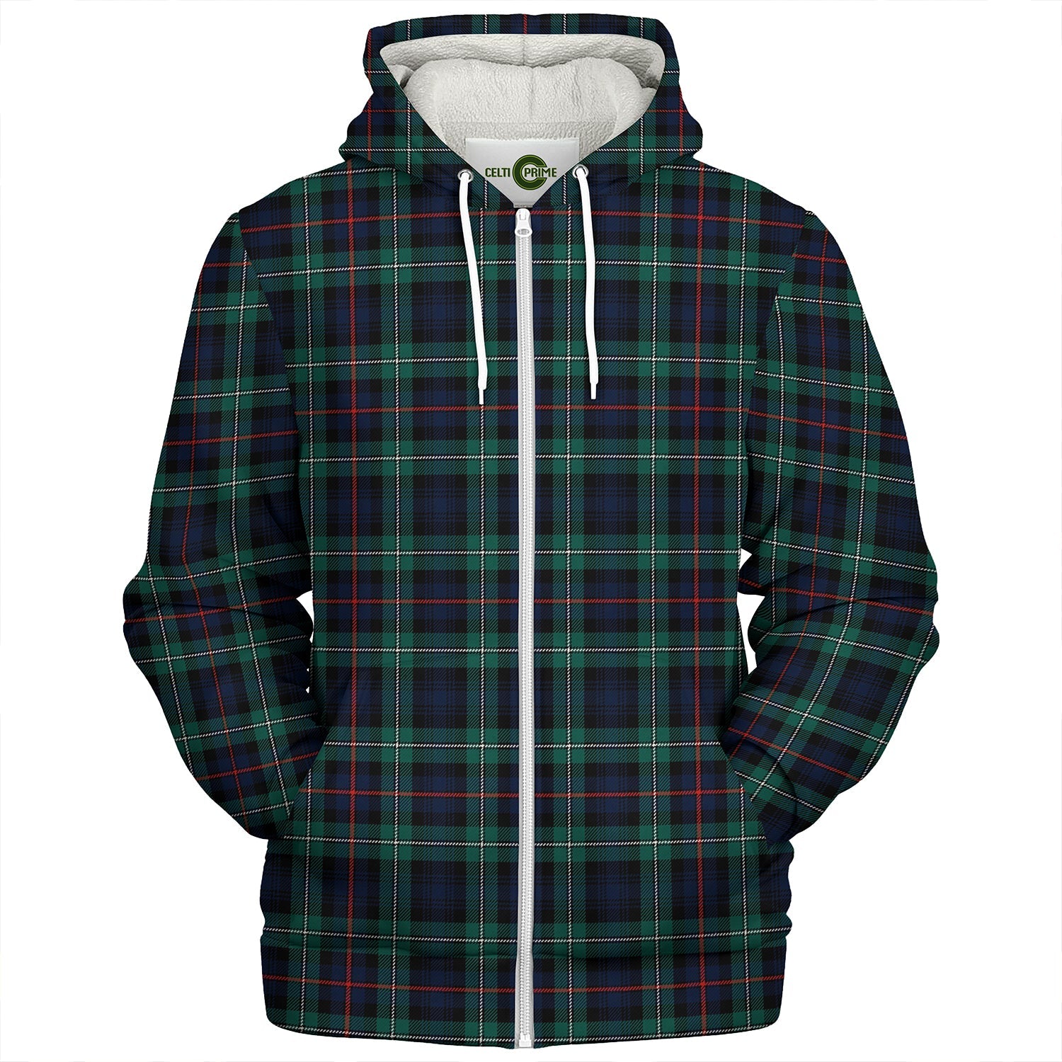 MacKenzie Dress Modern Tartan Crest Sweatshirt