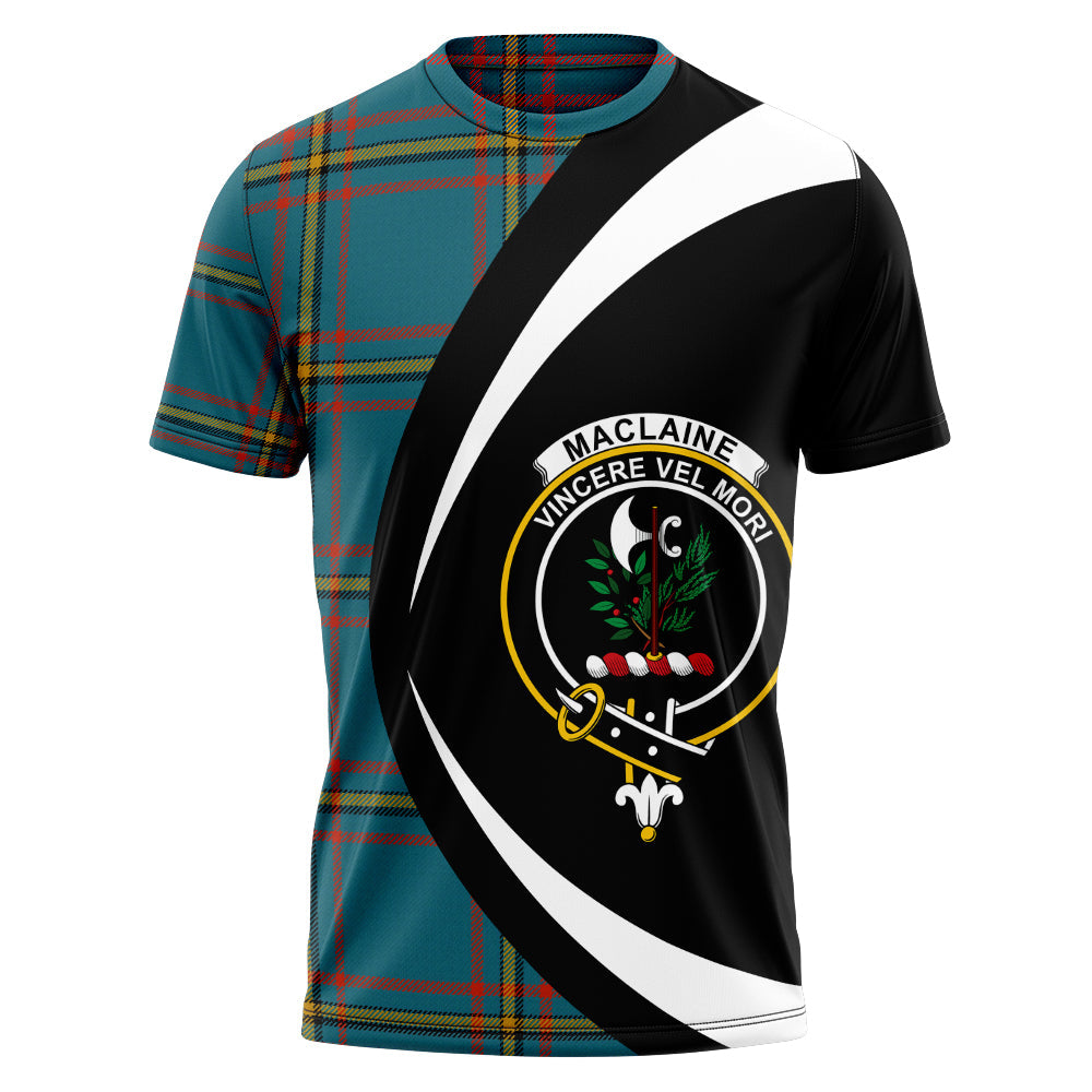 MacLaine of Loch Buie Hunting Ancient Tartan Crest Zipper Hoodie - Circle Style