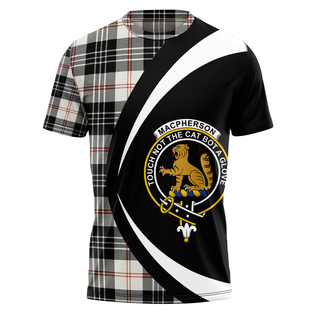 MacPherson of Cluny Tartan Polo Shirt - Royal Coat Of Arms Style