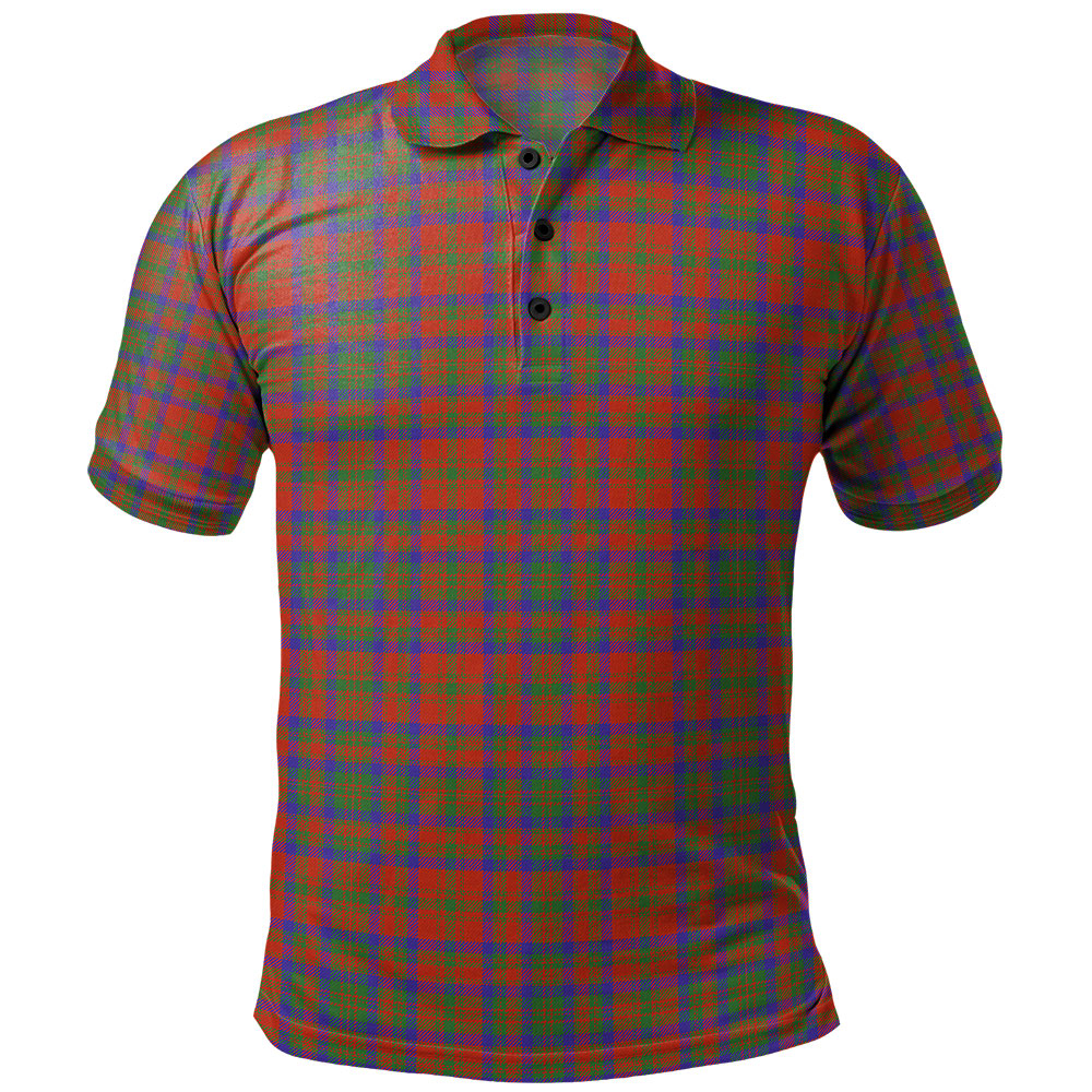 Matheson Hunting Ancient Tartan Polo Shirt - Lion Rampant And Celtic Thistle Style