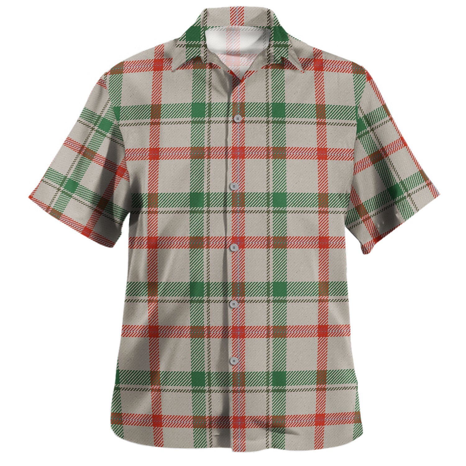 MacLeod of Lewis Tartan Hawaiian Shirt Hibiscus, Coconut, Parrot, Pineapple - Tropical Garden Shirt