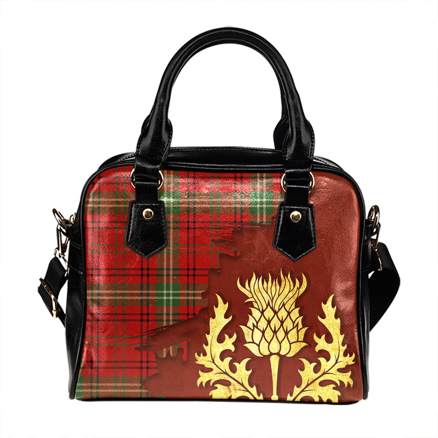 Tribe of Mar Tartan Plaid Shoulder Handbag main image 0