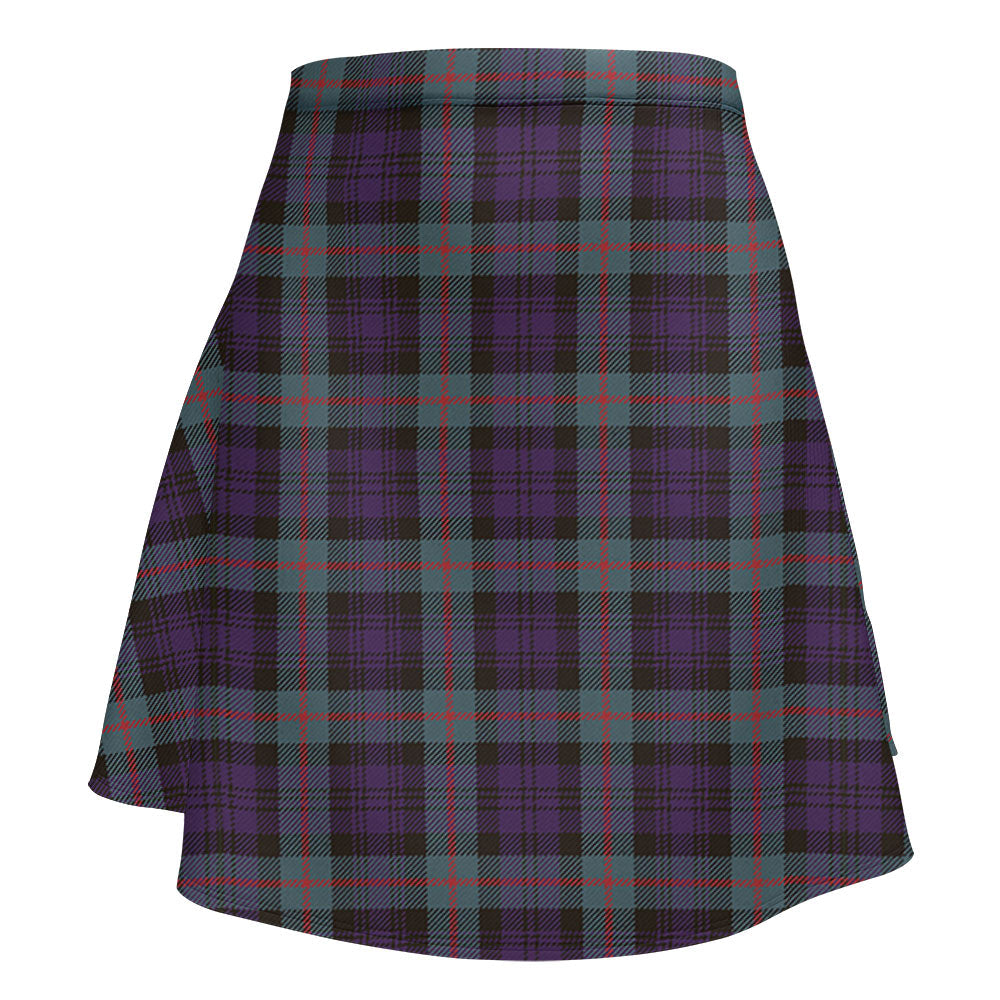 Fraser Weathered Tartan Flared Skirt