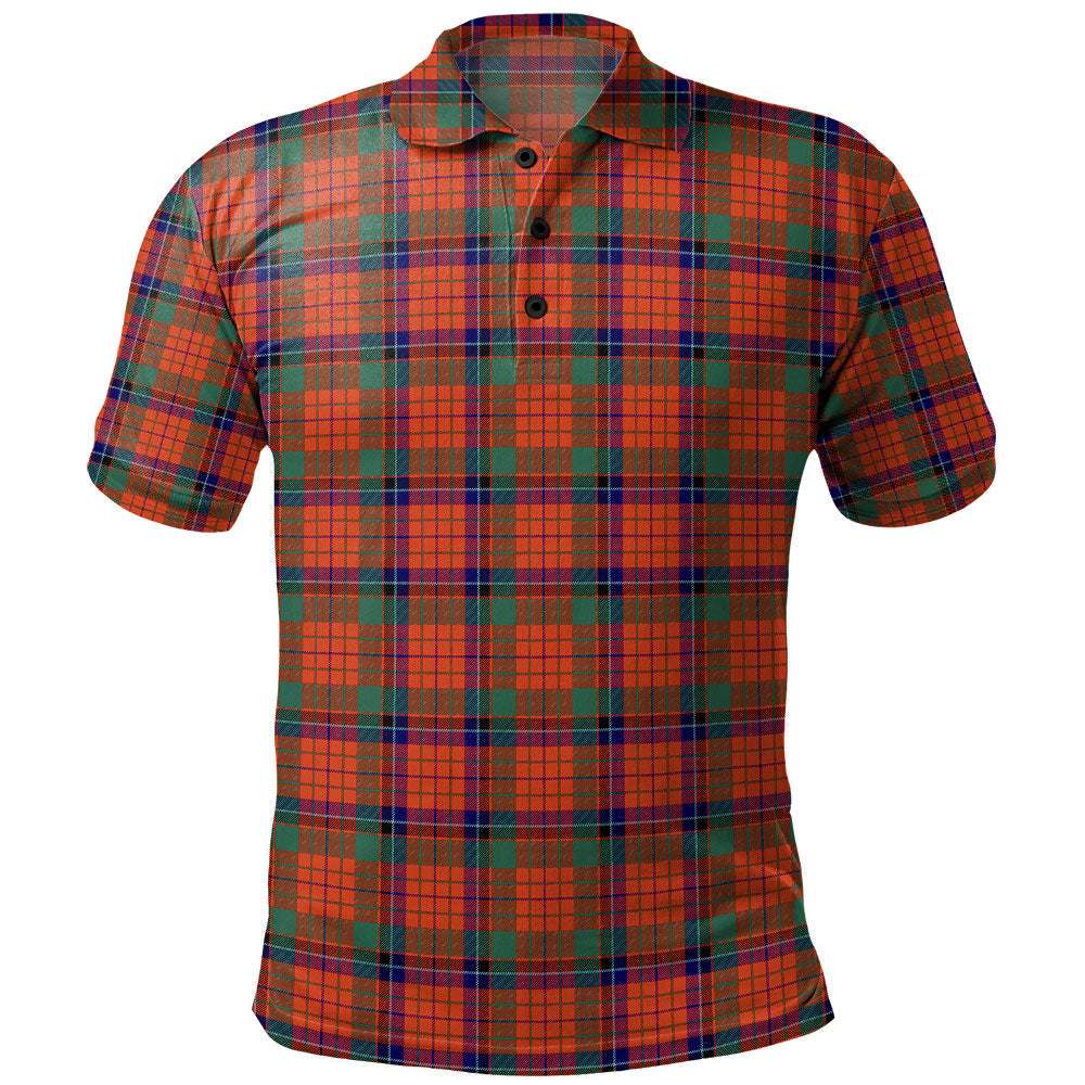 Nicolson Hunting Weathered Clan Polo Shirt, Scottish Tartan Nicolson Hunting Weathered Clans Polo Shirt Celtic Lion Style main image 0