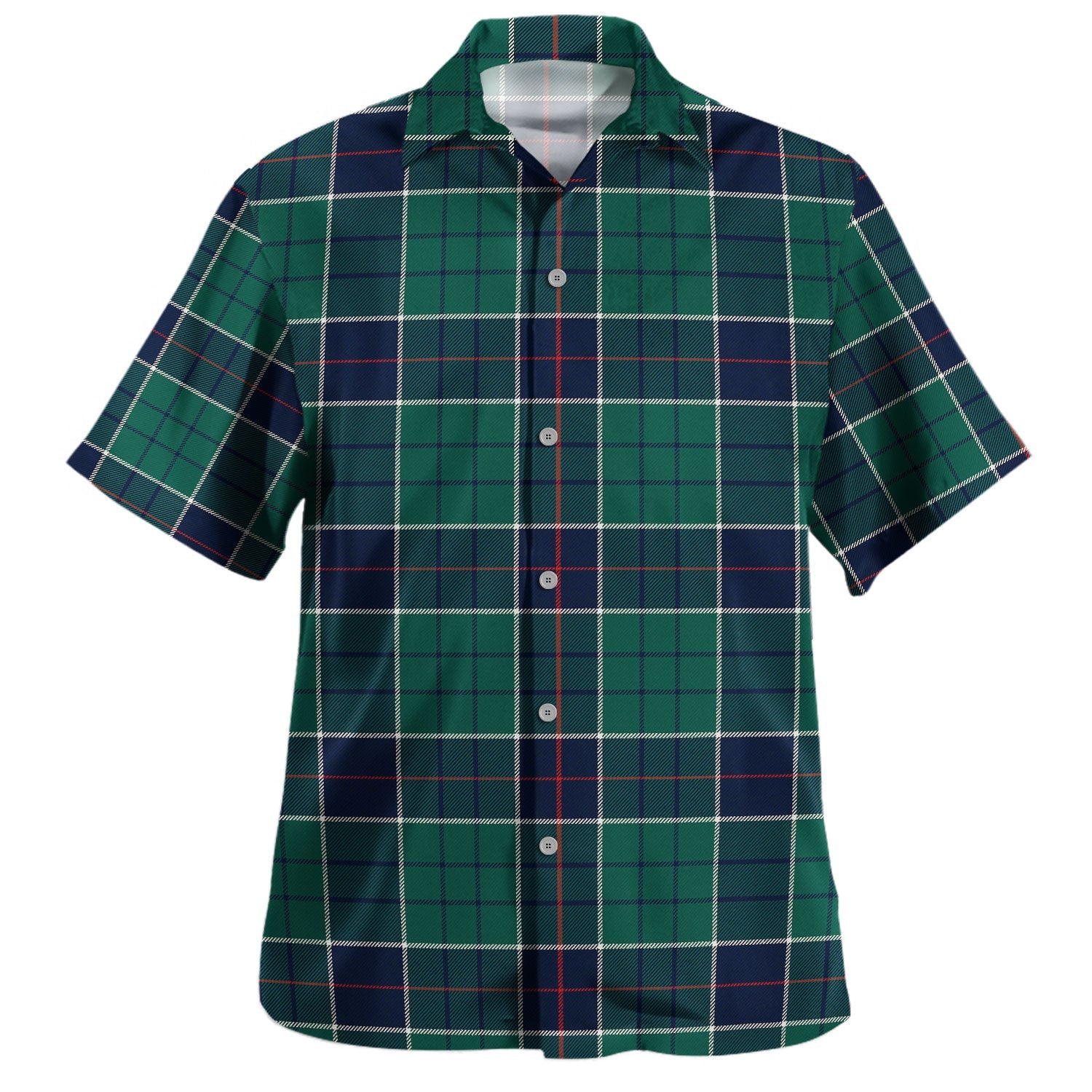 Brodie Modern Tartan Hawaiian Shirt main image 1
