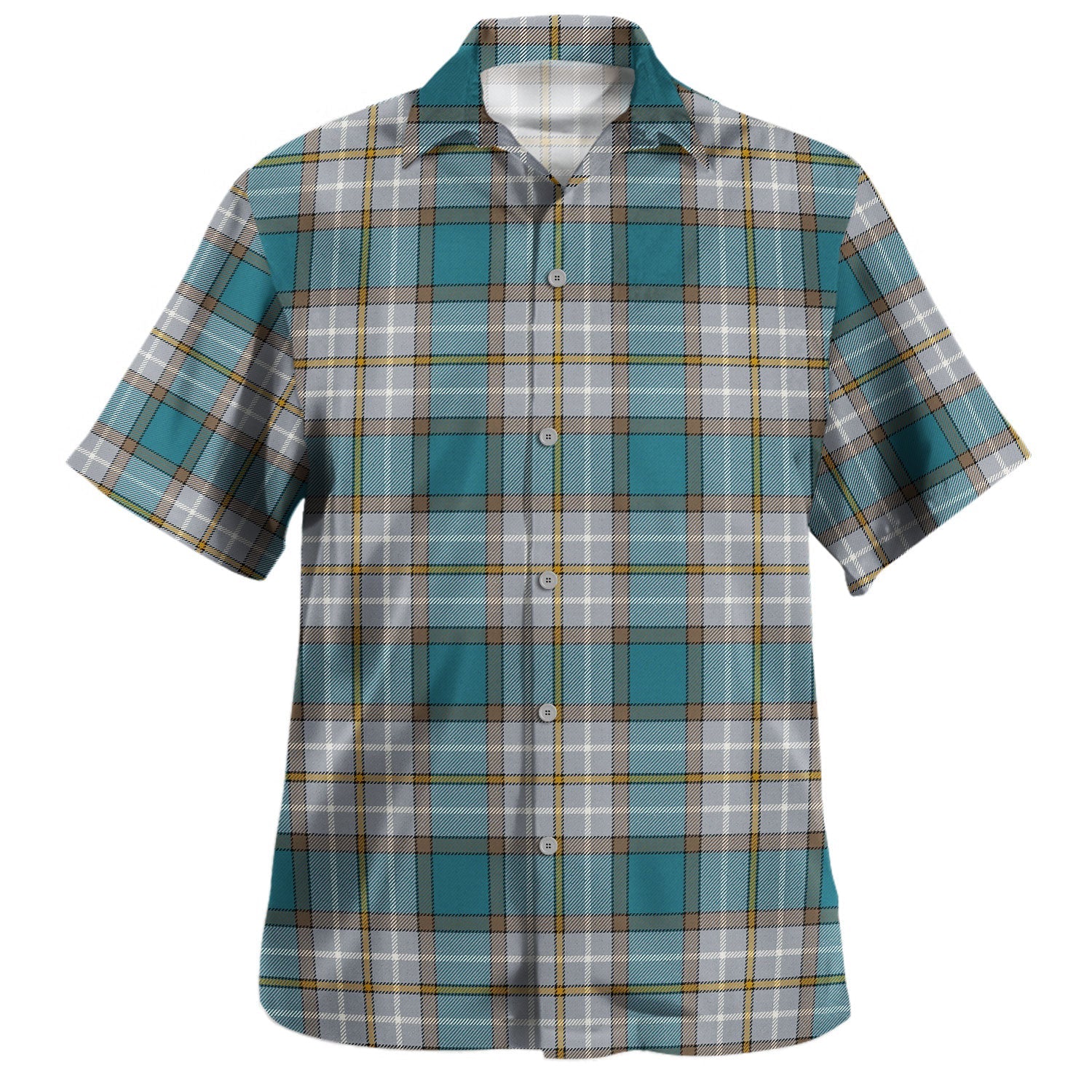 Hay Ancient Tartan Long Sleeve Button Shirt