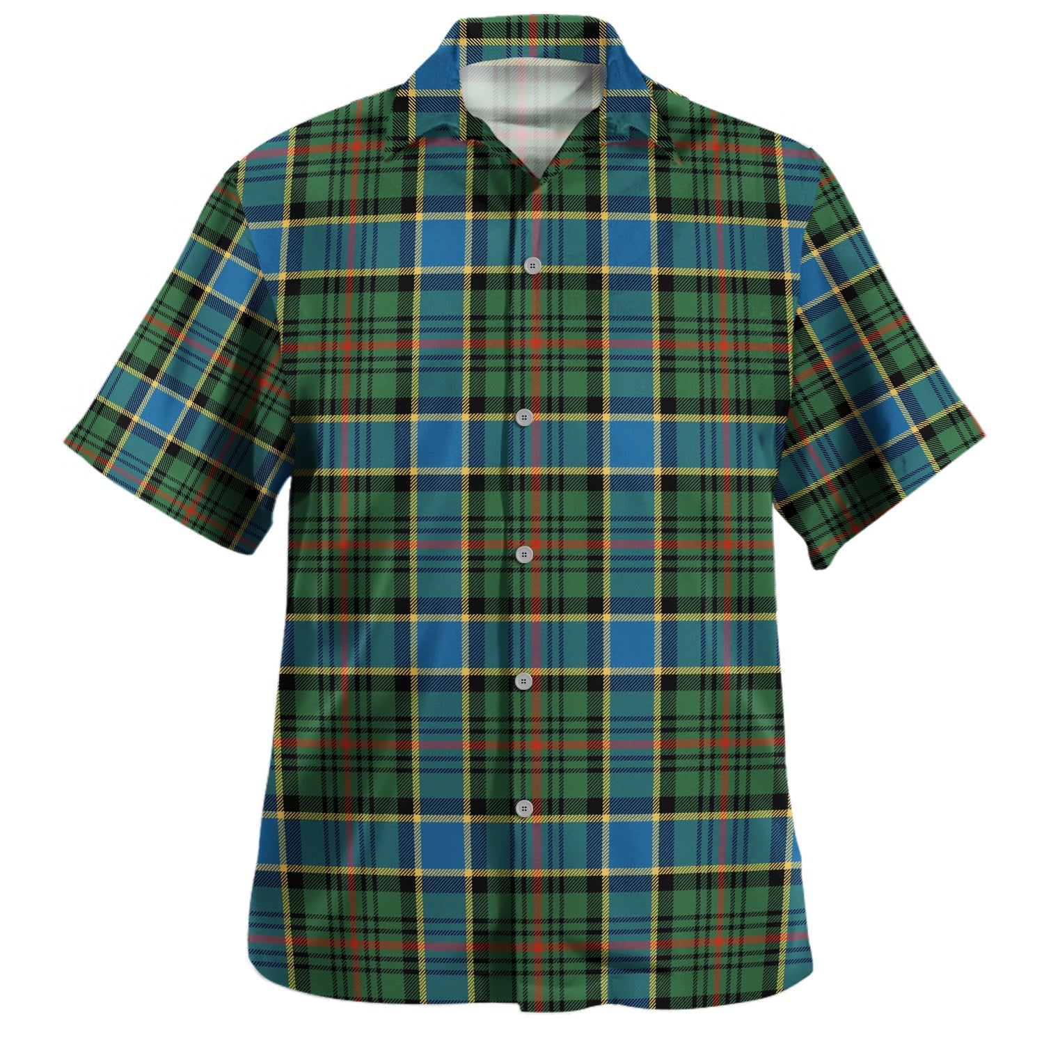 Ogilvie (Ogilvy) of Inverarity Ochterlonie Tartan Polo Shirt - Royal Coat Of Arms Style