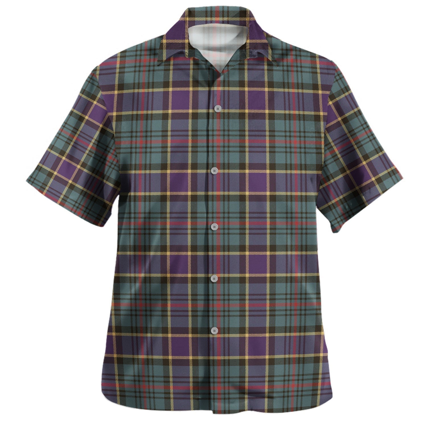 Ogilvy or Drummond of Strathallen Tartan Hawaiian Shirt main image 1
