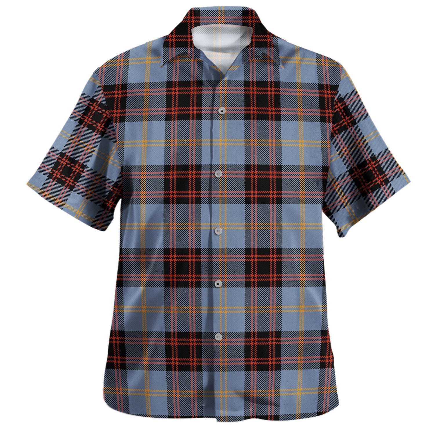 Graham of Menteith Red Tartan Hawaiian Shirt