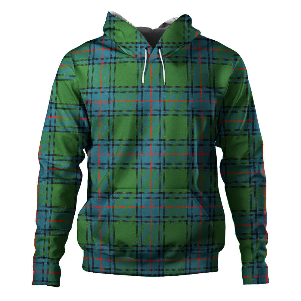 Shaw Ancient Tartan Crest Sherpa Hoodie