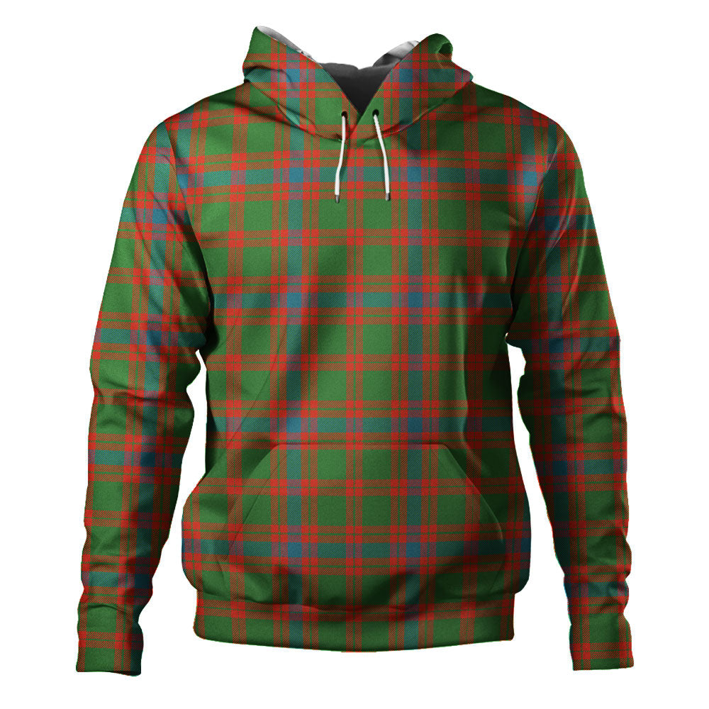 Gunn Ancient Tartan Crest Hoodie