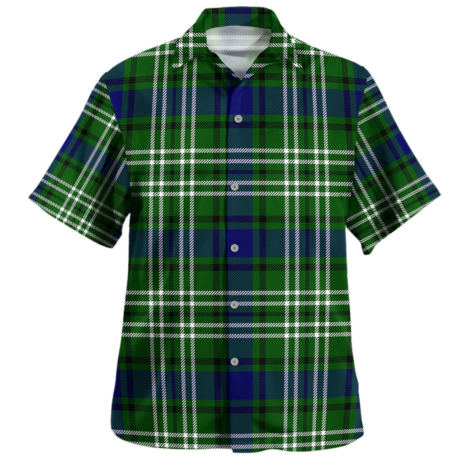 Ramsay Red Tartan Hawaiian Shirt main image 1