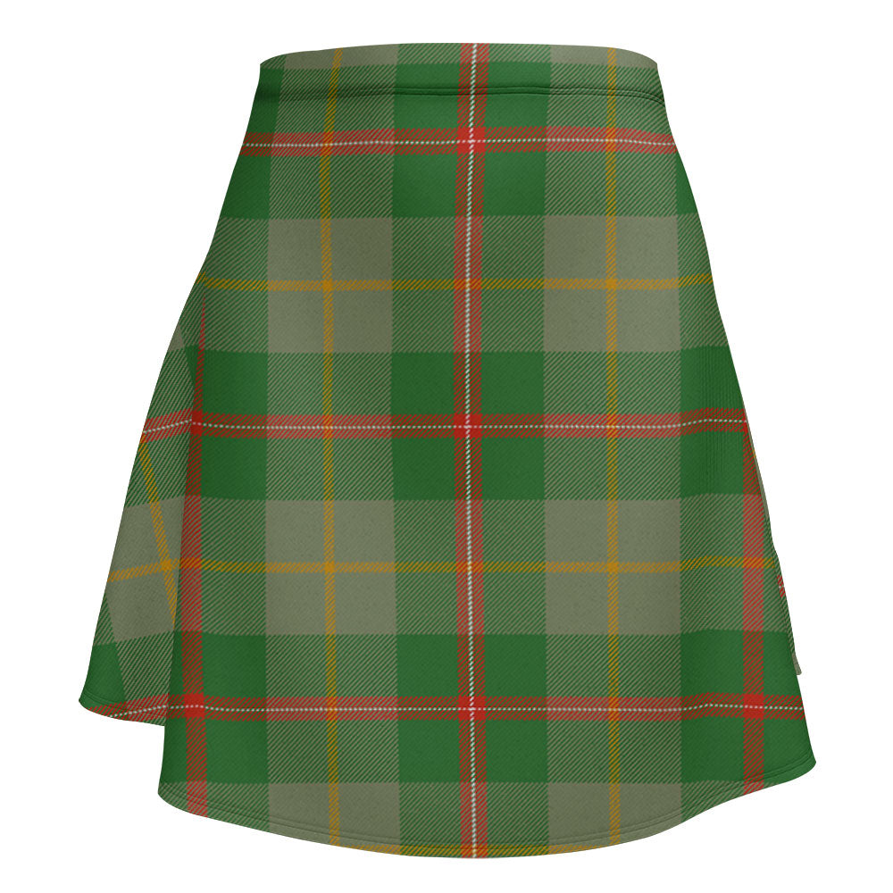 Scott Green Ancient Tartan Flared Skirt