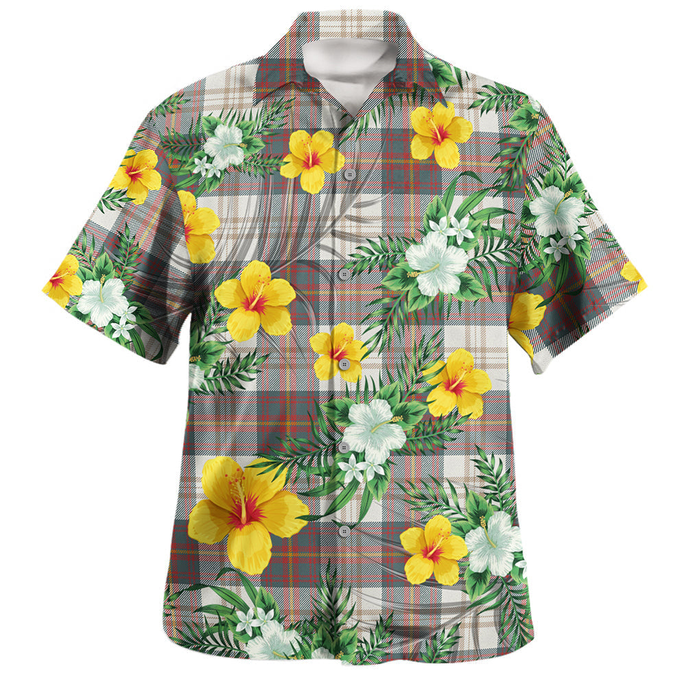 Grant Weathered Tartan Hawaiian Shirt