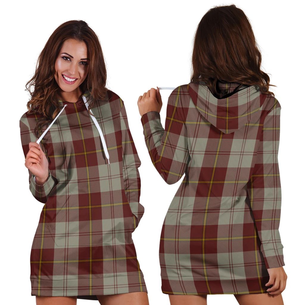 Cunningham Burgundy Dancers Tartan Aoede Crepe Skirt